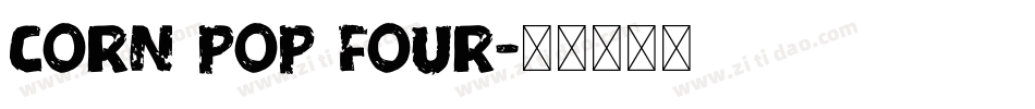 Corn Pop Four字体转换